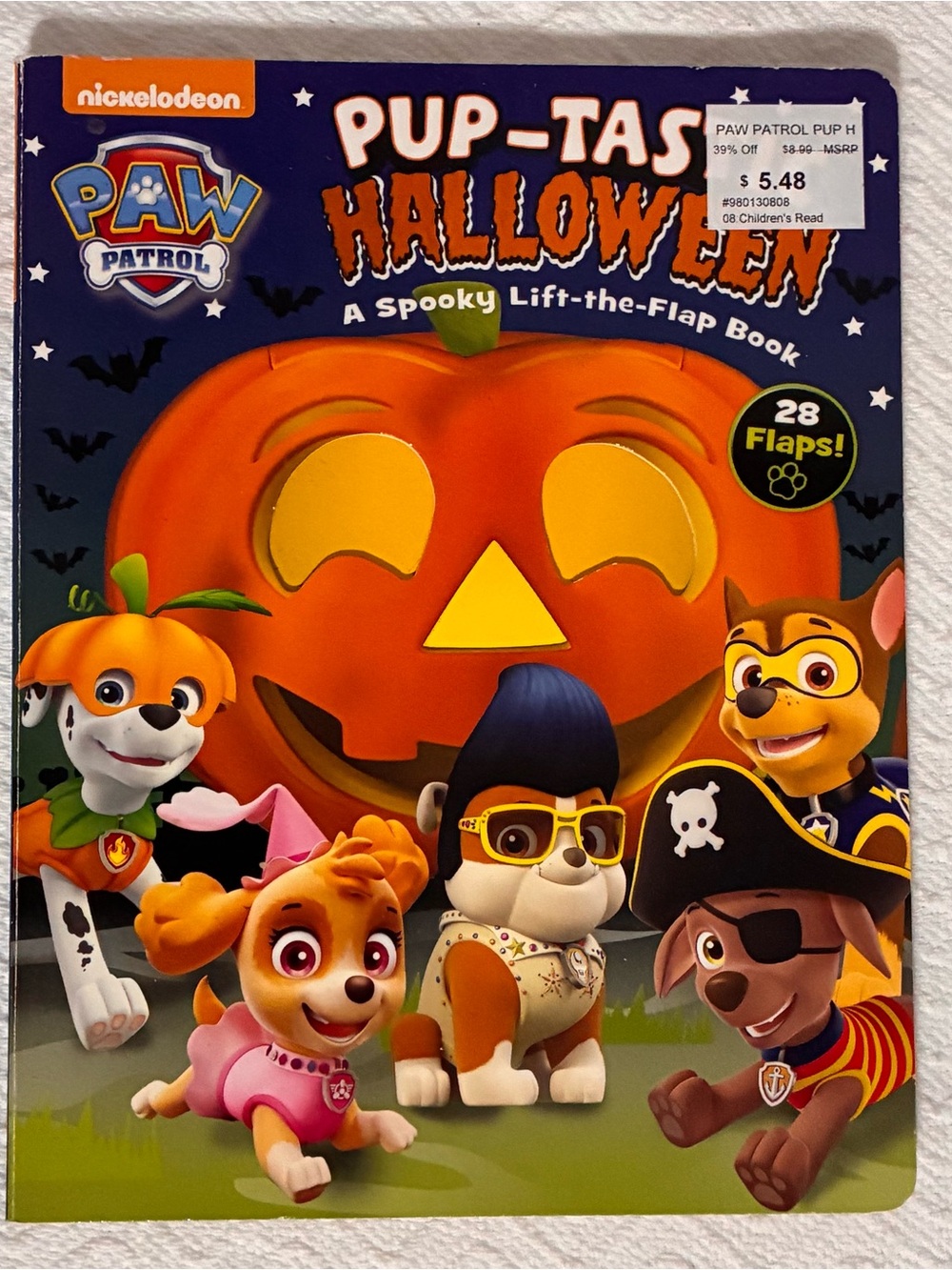 PAW Patrol Halloween Board Book